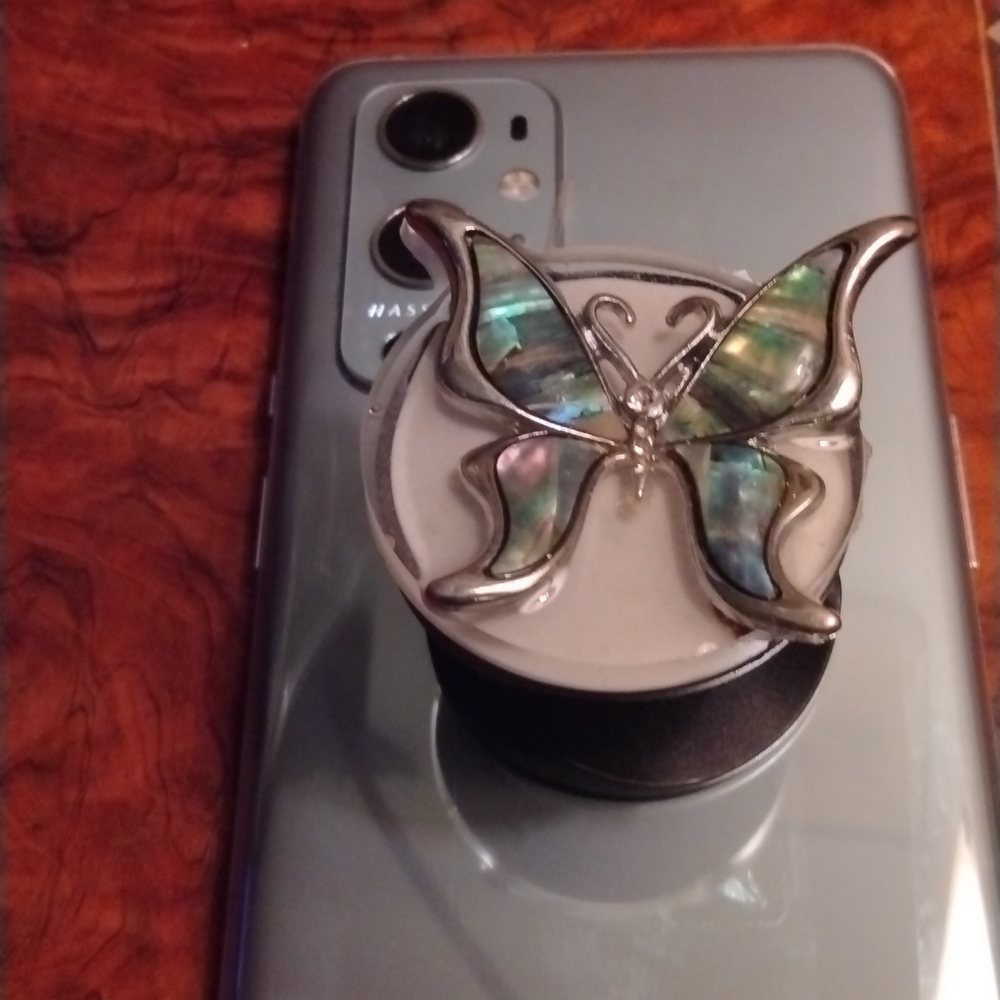 Handmade phone grip